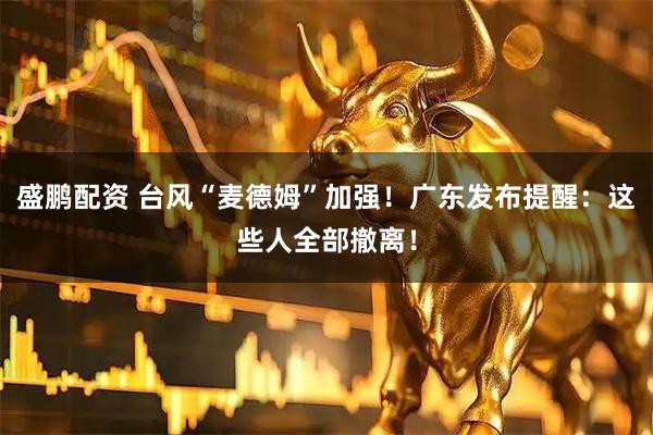 盛鹏配资 台风“麦德姆”加强！广东发布提醒：这些人全部撤离！