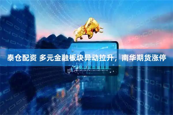泰仓配资 多元金融板块异动拉升，南华期货涨停