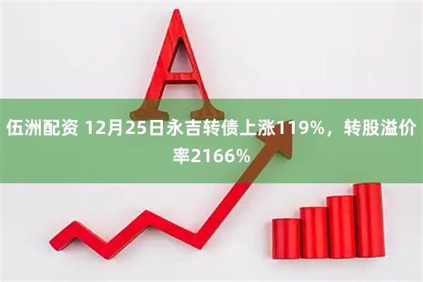 伍洲配资 12月25日永吉转债上涨119%，转股溢价率2166%